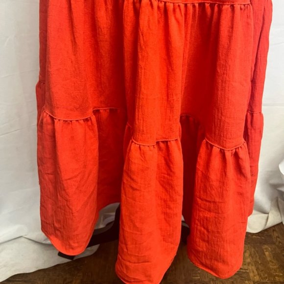 Max Studio One-Shoulder Red Maxi Dress - Picture 7 of 12